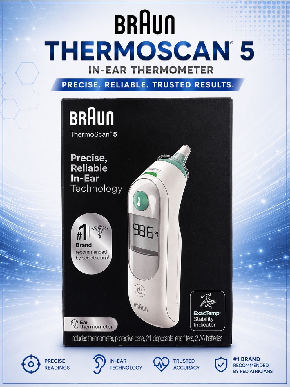 Braun ThermoScan 5 In-Ear Thermometer
